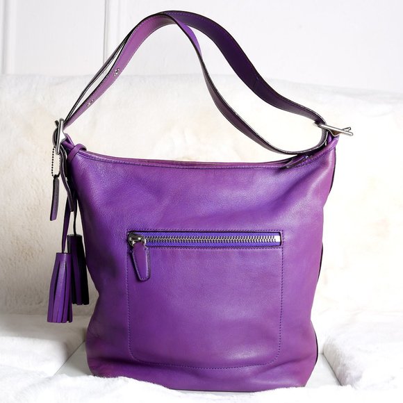 Coach Legacy Leather Duffle 19889 w/Double Tassel Trim / Shoulder or Crossbody - Picture 4 of 15